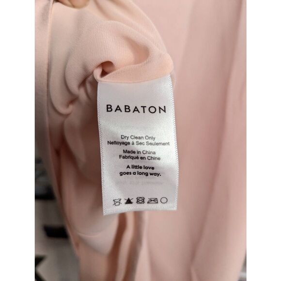 Aritzia Babaton Patricio soft pink mini dress size 4 - Picture 4 of 7